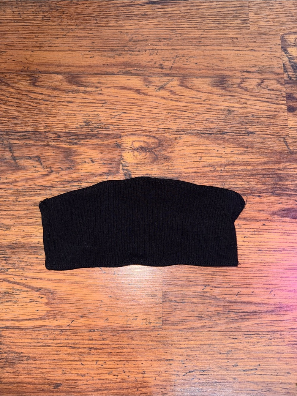 Black Ribbed Tube Top 2.R.4